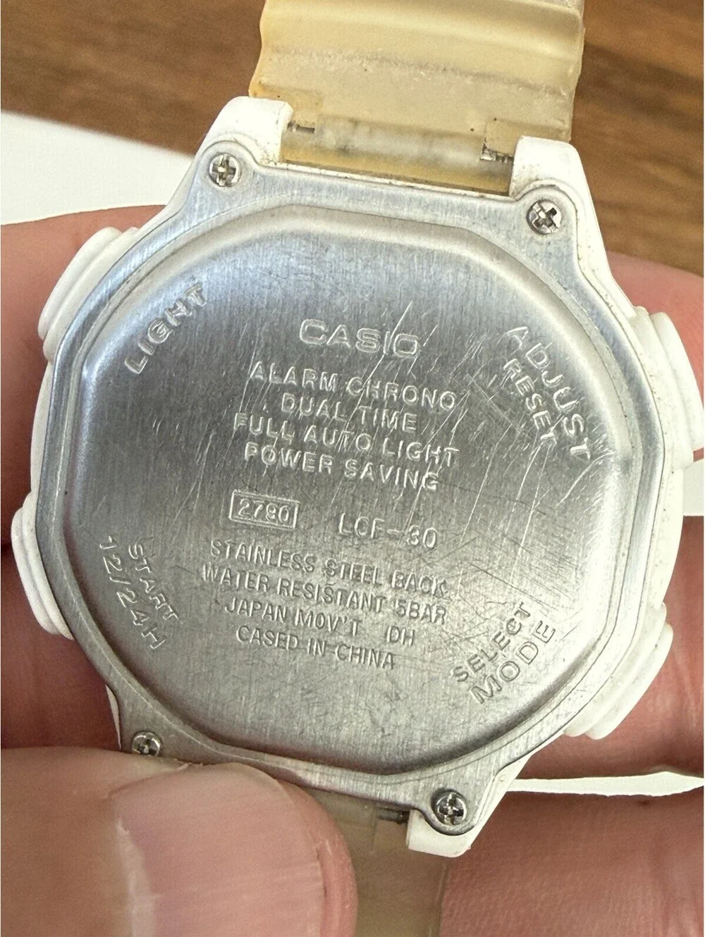 Casio Illuminator 2790 LCF-30 Quartz Analog Digital Men's Watch ( Untested)